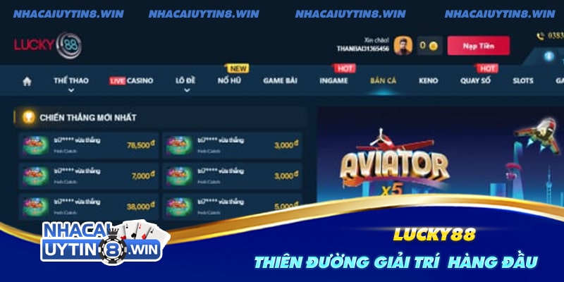 Giới thiệu thiên đường cá cược Lucky88